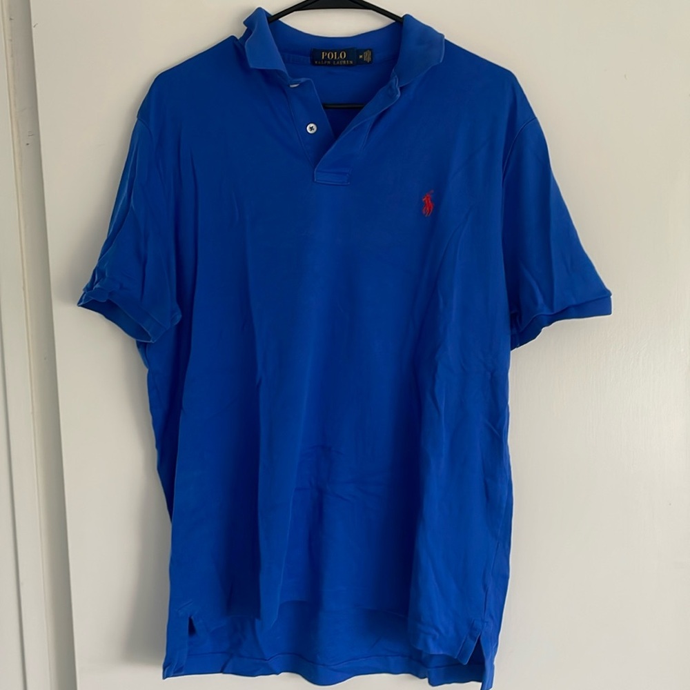 Polo Ralph Lauren Blue Polo Size Medium